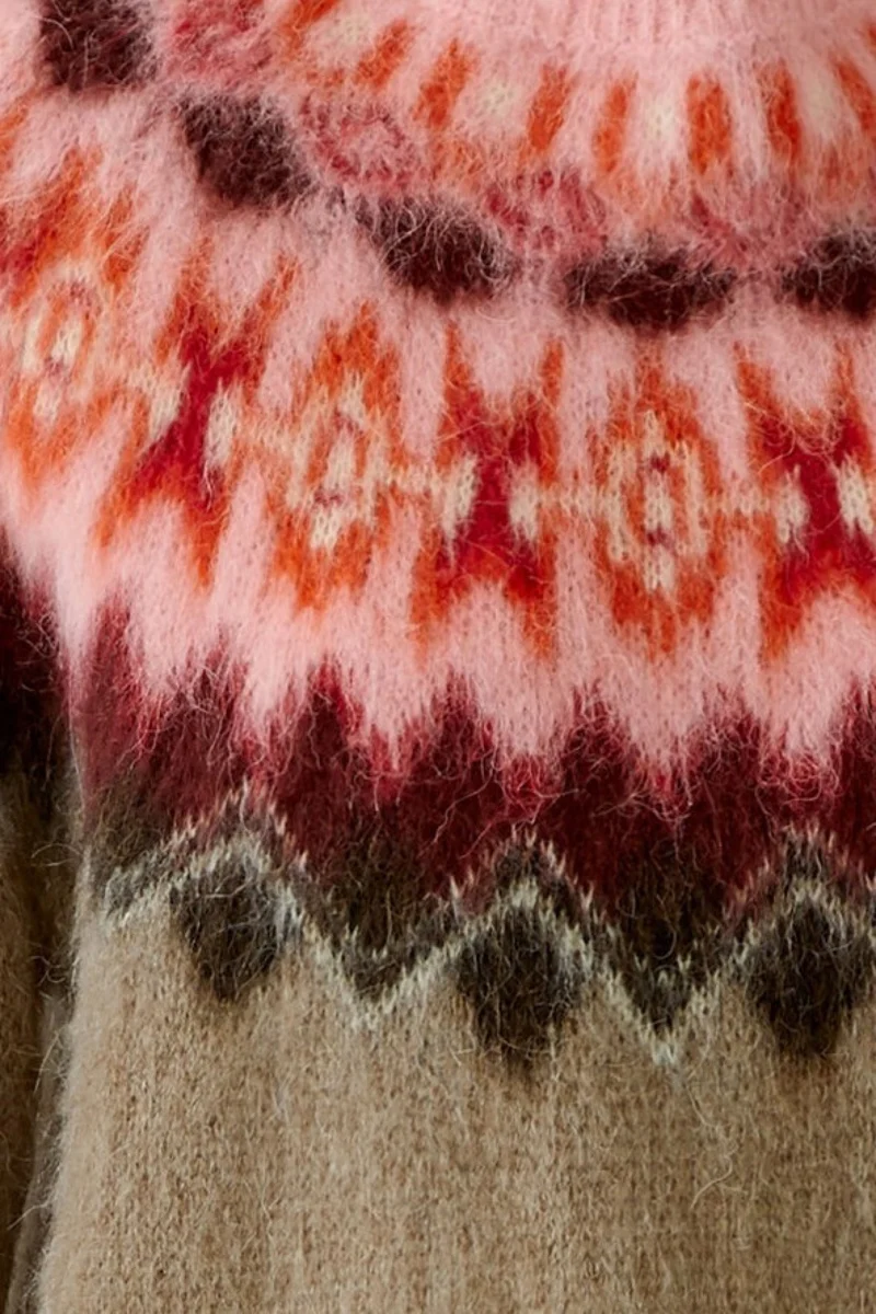 Pullover, lt brown rose