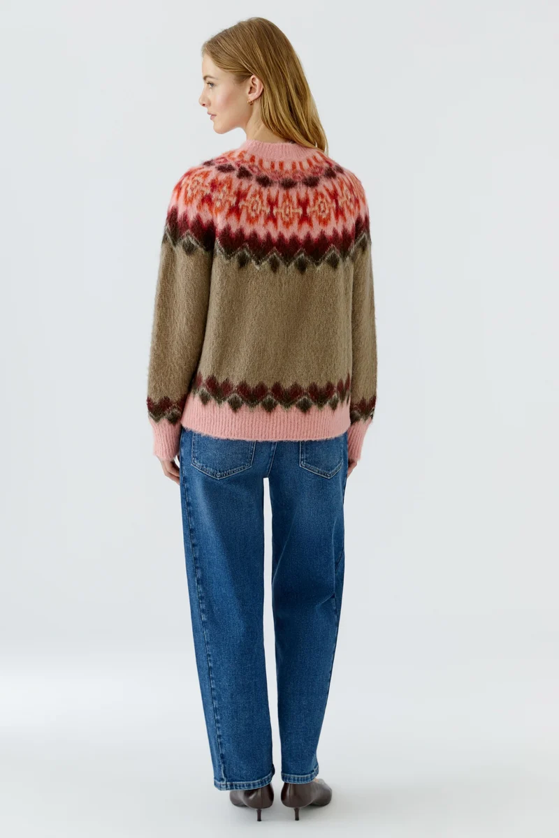 Pullover, lt brown rose