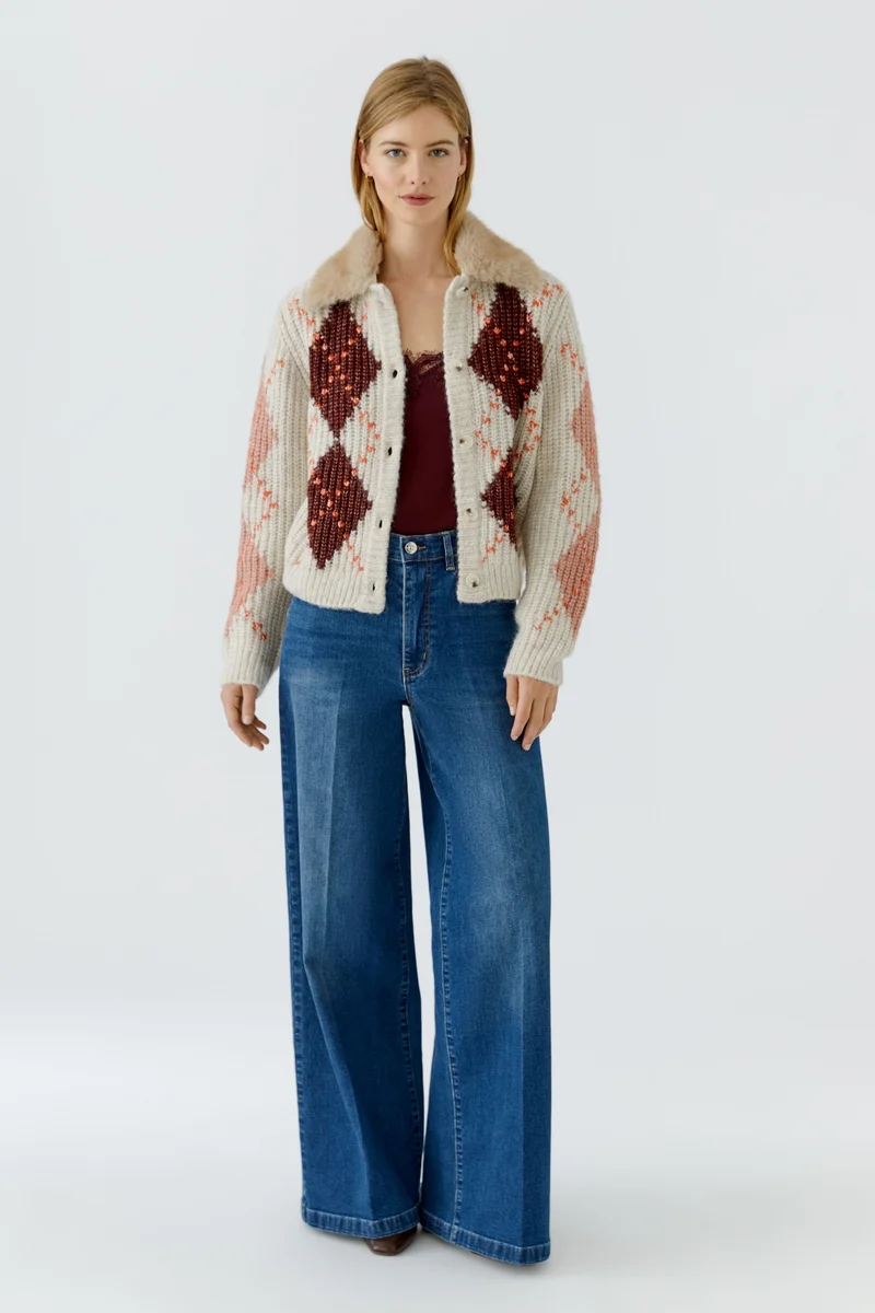 Jacke, lt stone red