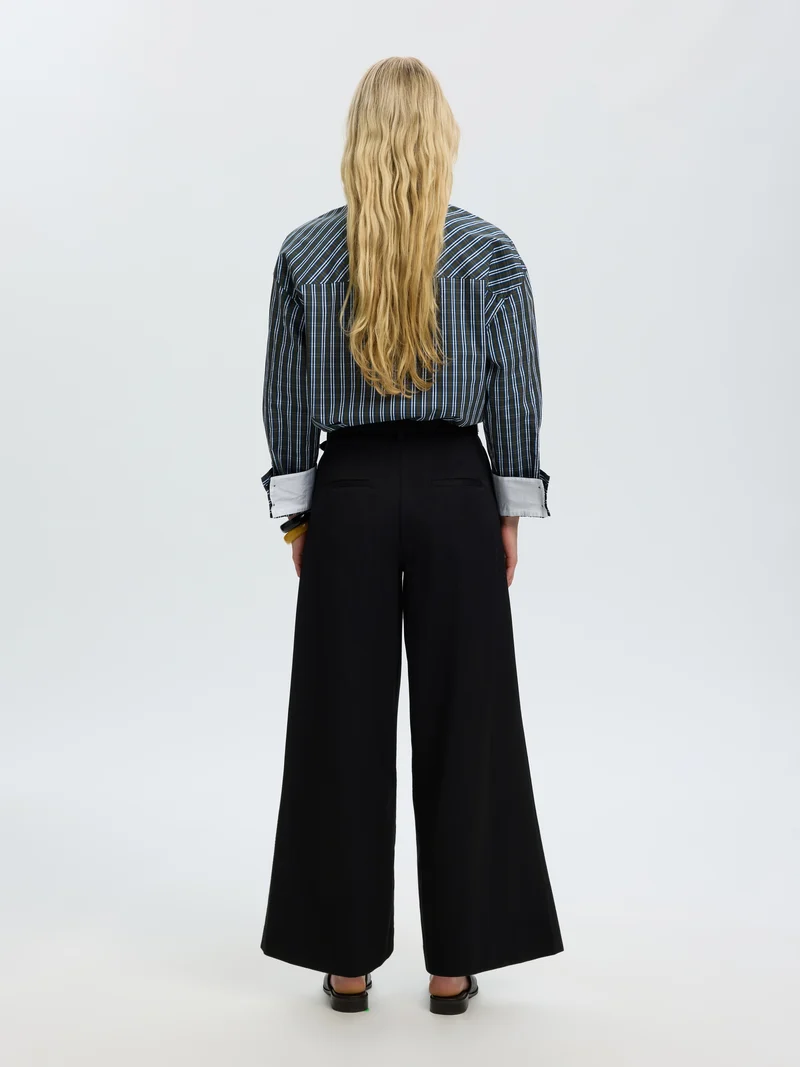SLWEXTRA WIDE HW THILDE PANT, Black