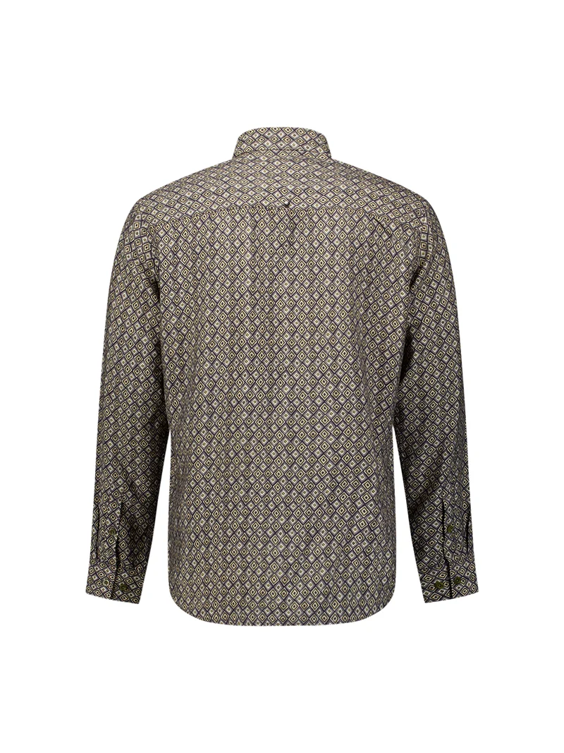Shirt Allover Printed, Moss