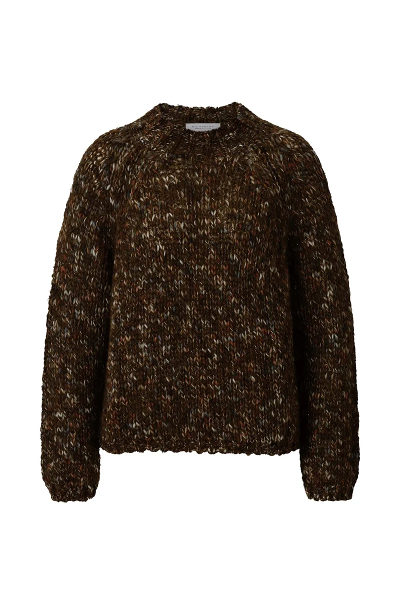 Multicoloured Mock Neck, chocolate torte