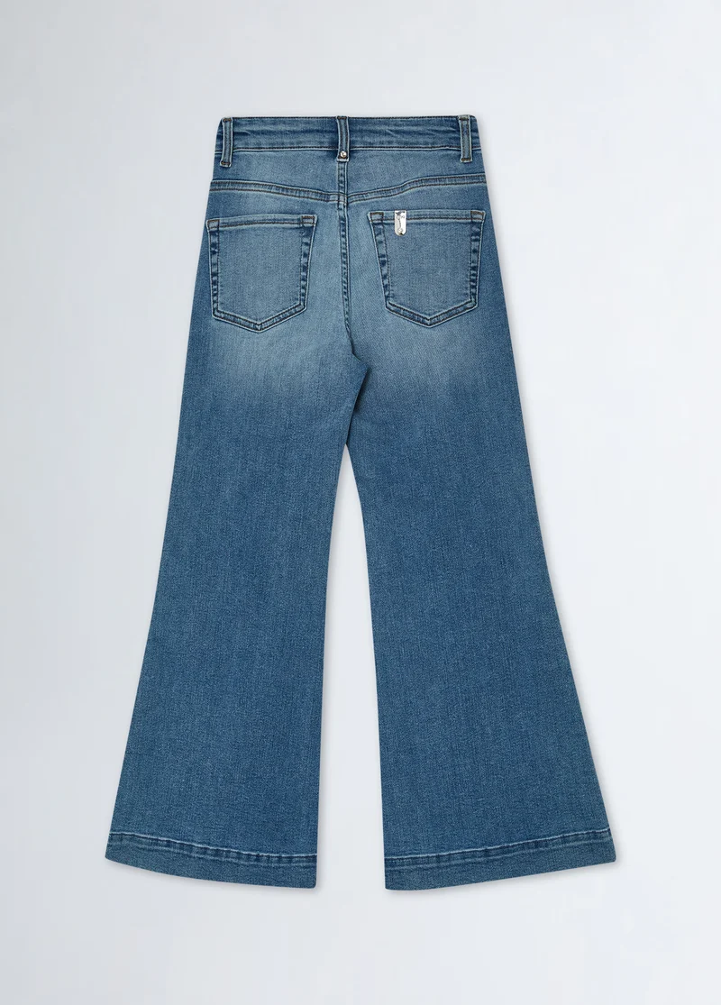 Flared Jeans with Studs