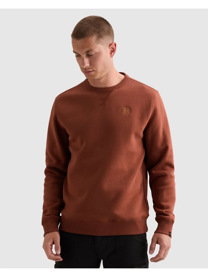 Crewneck soft fleece sweat, Arabian Spice