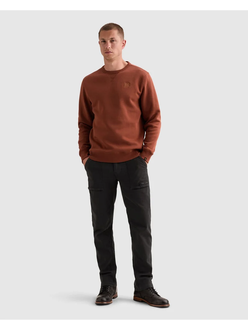 Crewneck soft fleece sweat, Arabian Spice