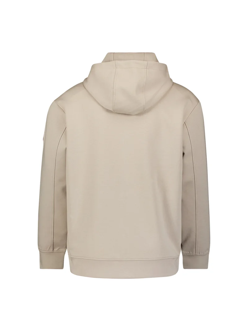 Sweater Full Zip Hooded, Cement