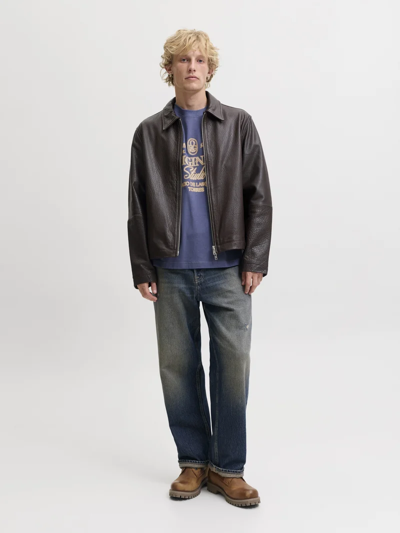 JORCHAMBERI TYPO TEE SS CN, Crown Blue