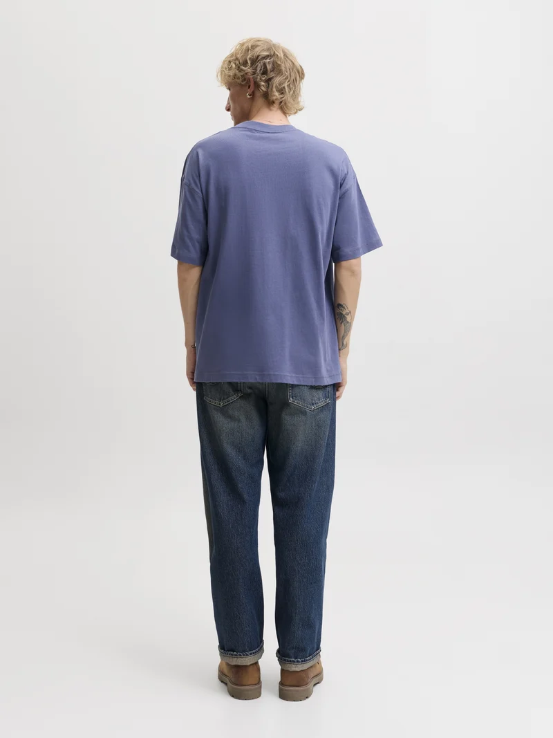 JORCHAMBERI TYPO TEE SS CN, Crown Blue