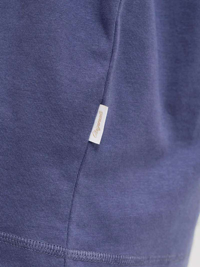 JORCHAMBERI TYPO TEE SS CN, Crown Blue