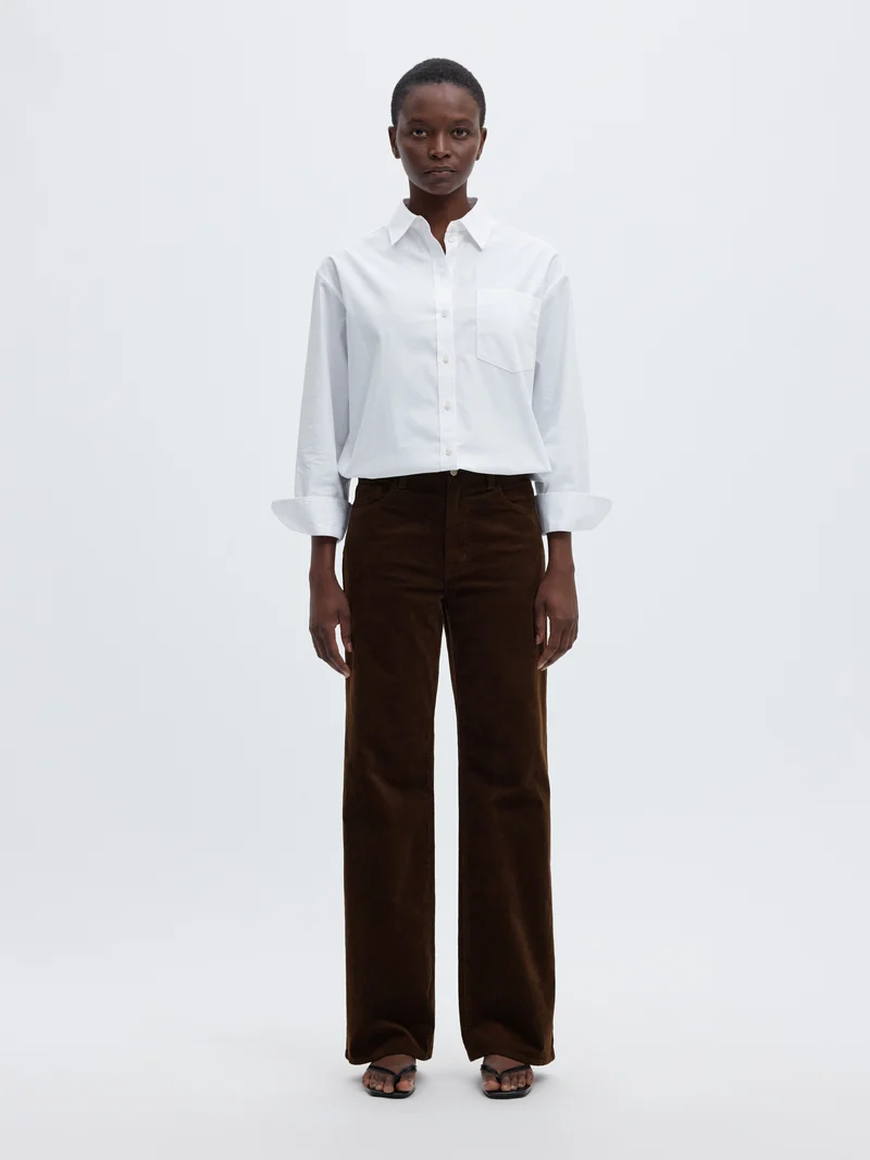 SLWWIDE RUNA HW CORDUROY PANT NOOS, Delicioso