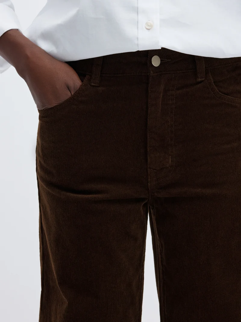 SLWWIDE RUNA HW CORDUROY PANT NOOS, Delicioso