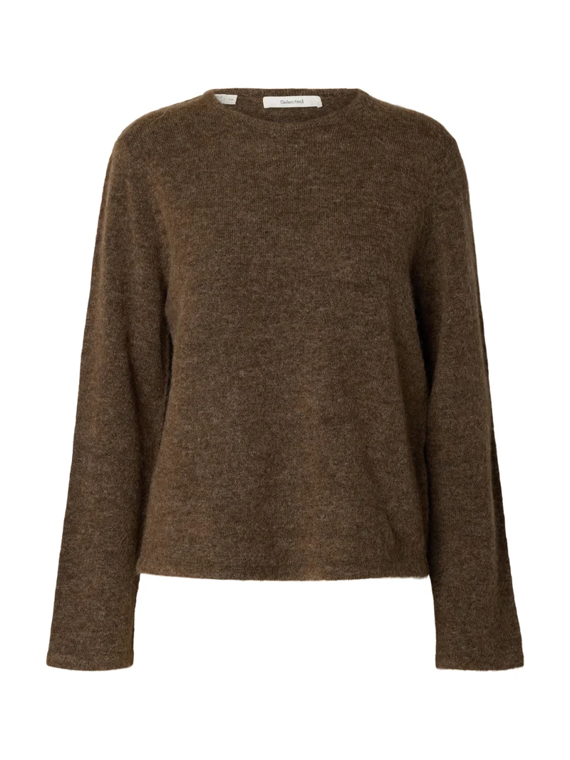 SLWLULU NEW LS KNIT O-NECK NOOS, Dachshund/MELANGE