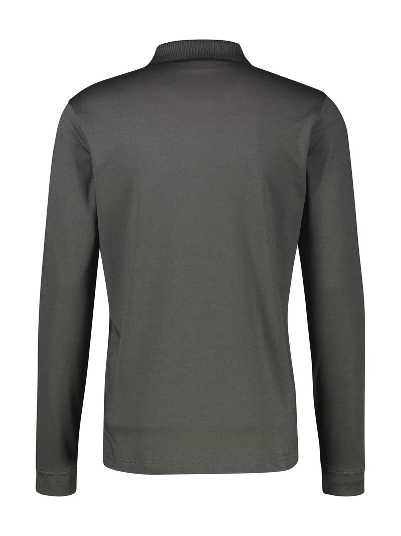 POLO/RUGBY 1/1 ARM (MIT K, BLACK