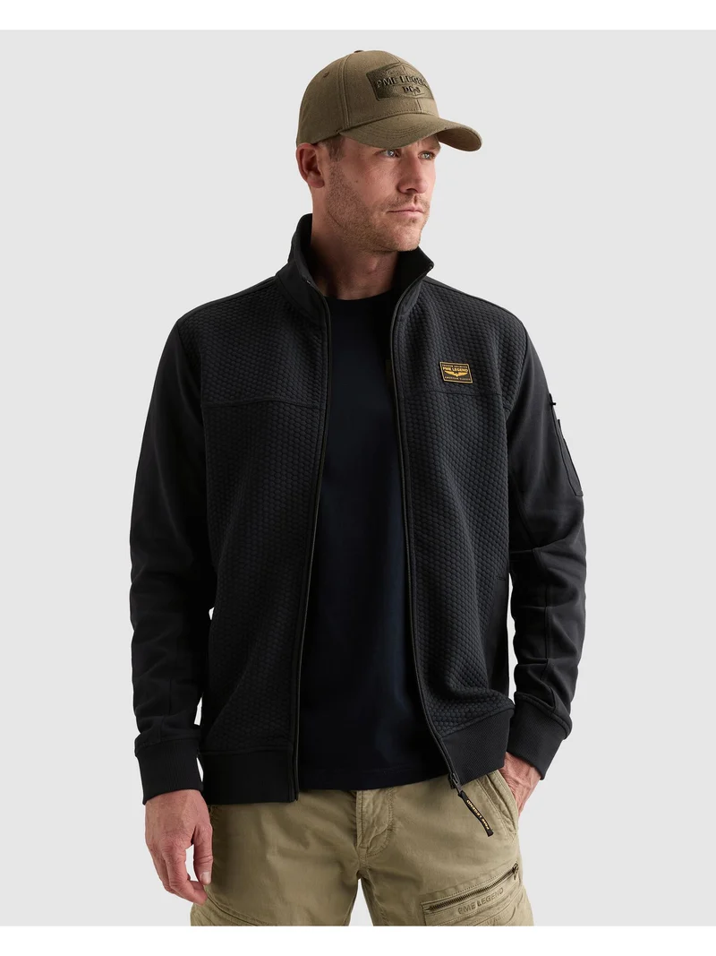 Zip jacket jacquard interlock fren, Salute