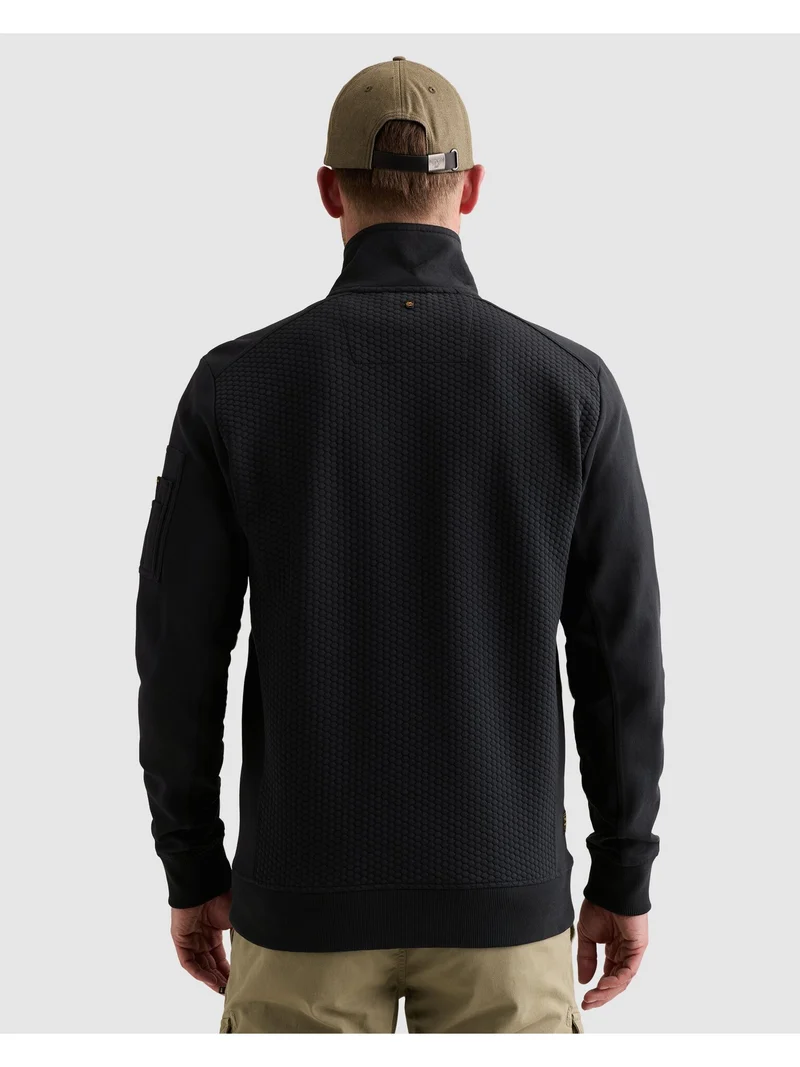 Zip jacket jacquard interlock fren, Salute