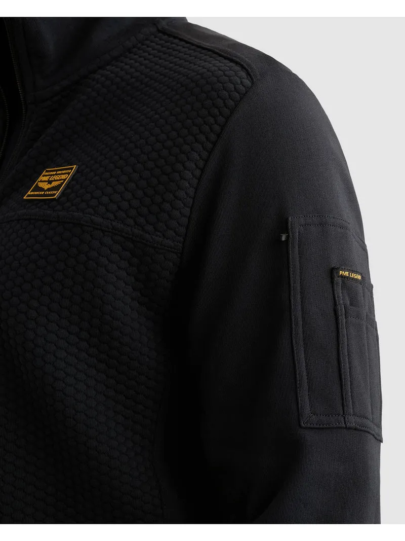 Zip jacket jacquard interlock fren, Salute