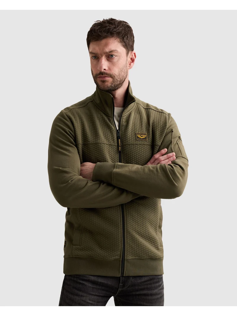 Zip jacket jacquard interlock fren, Kalamata