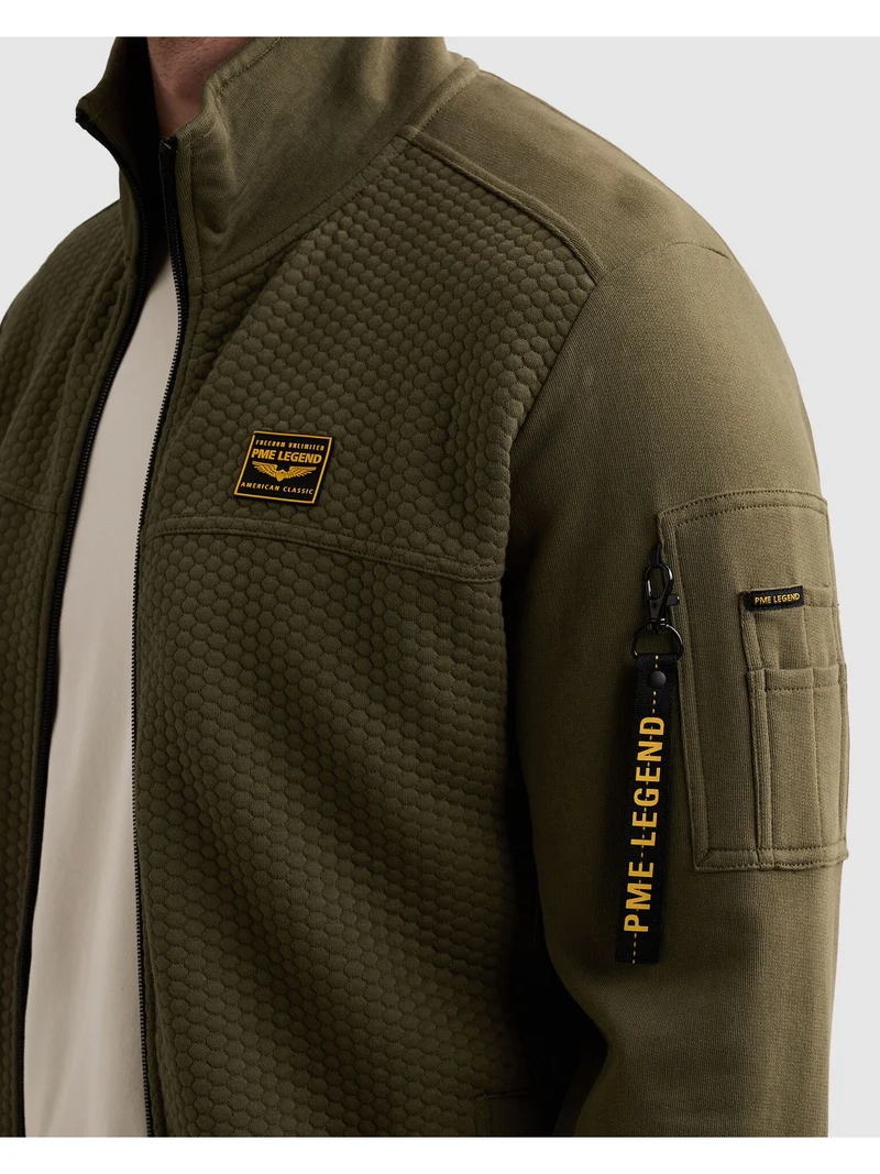 Zip jacket jacquard interlock fren, Kalamata