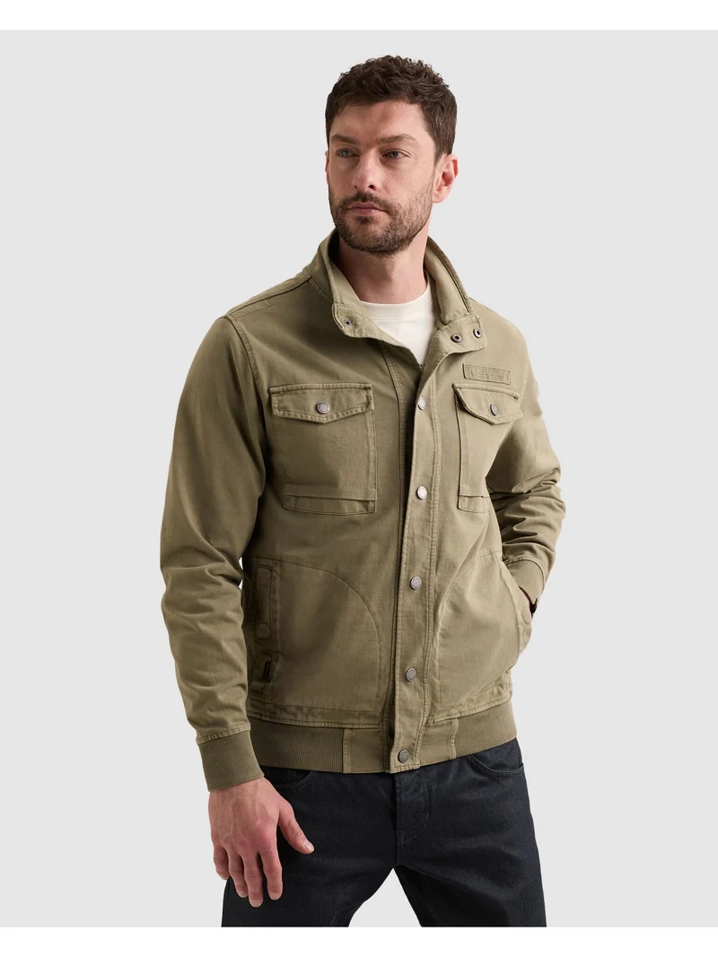Button jacket open end jersey gd, Overland Trek