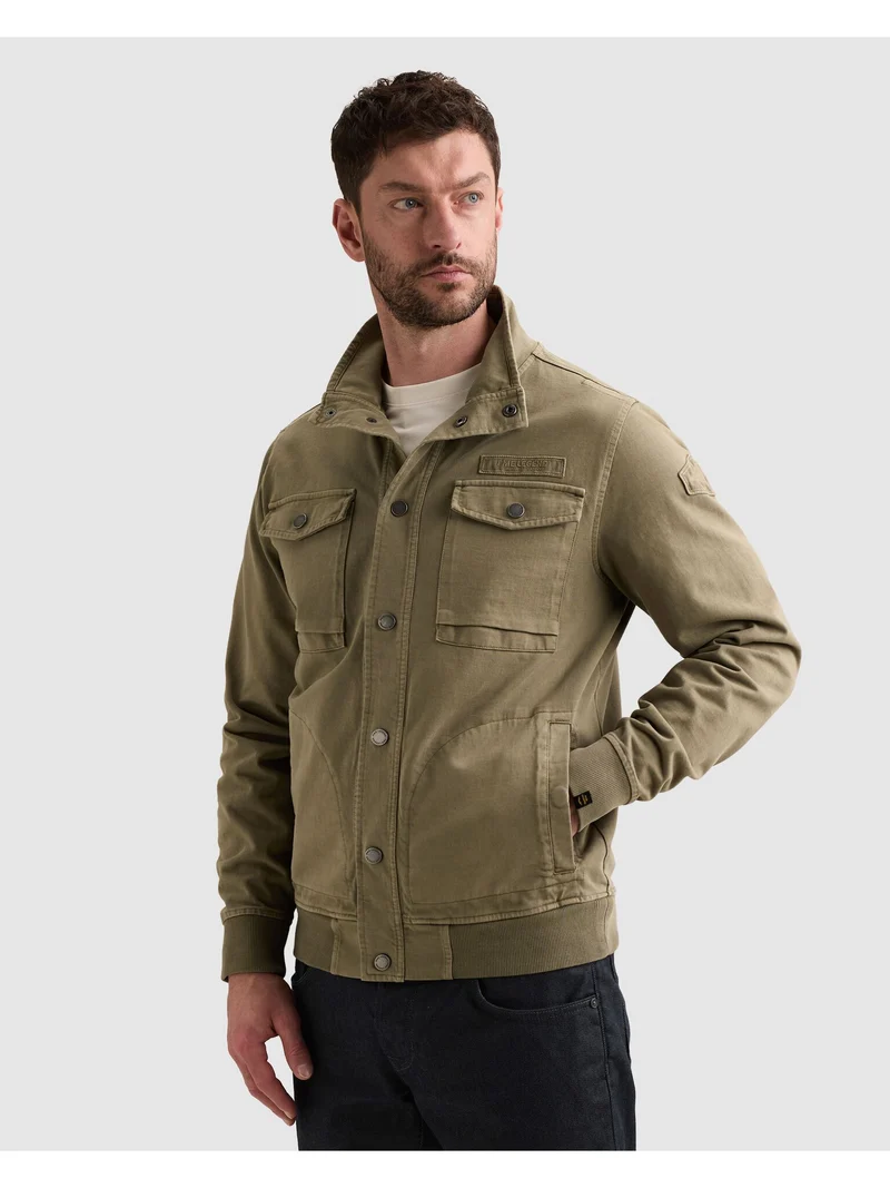 Button jacket open end jersey gd, Overland Trek