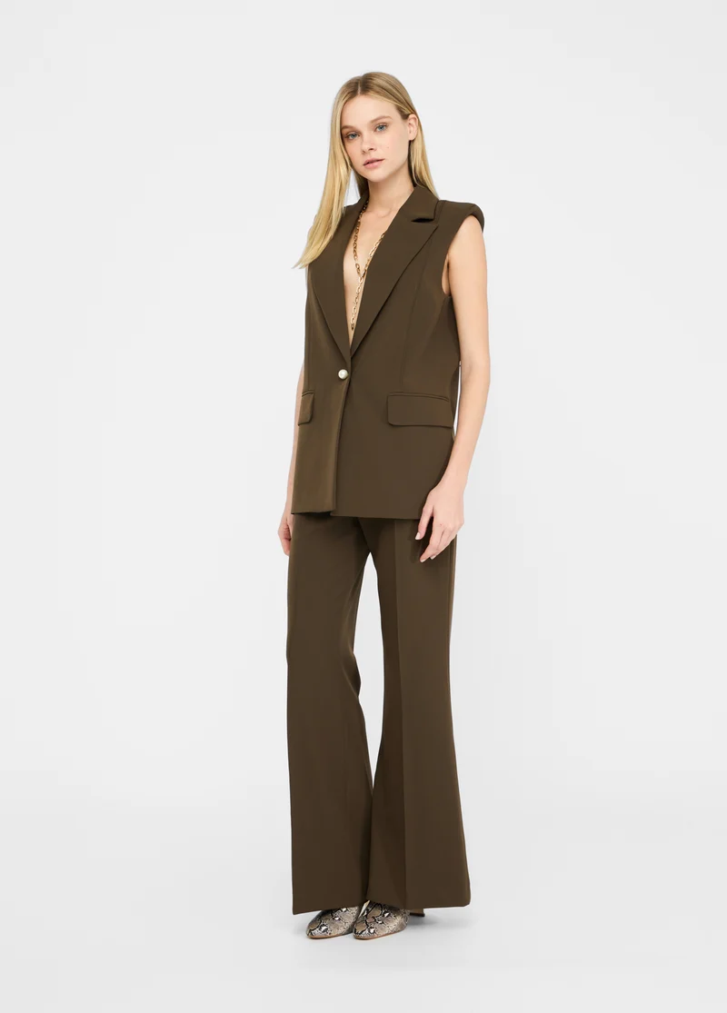 Smart Flared Trousers