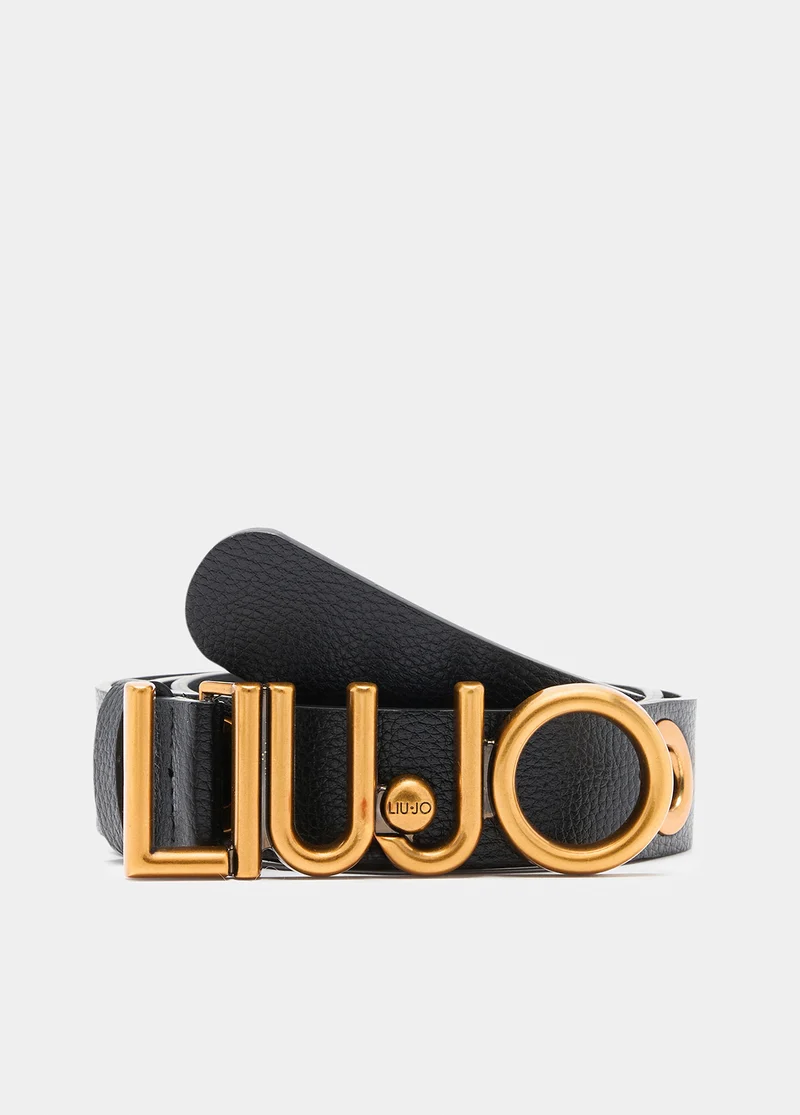 Belt with logo