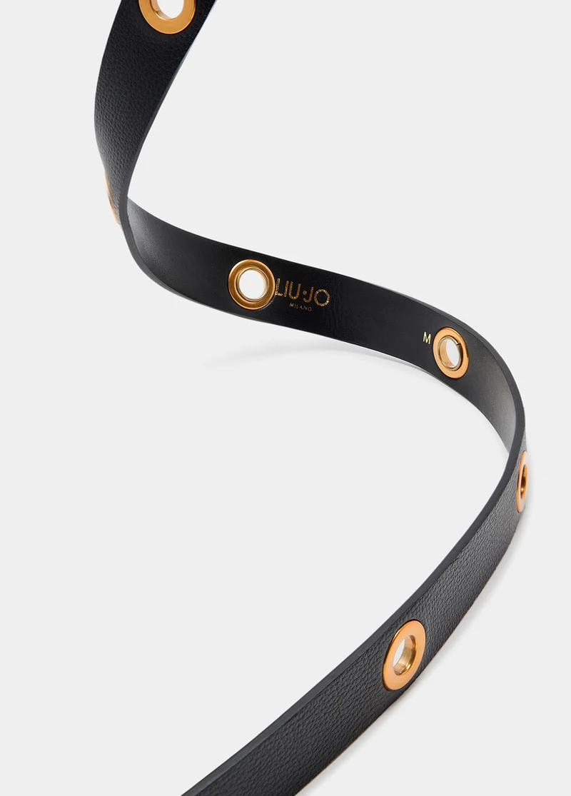 Belt with logo