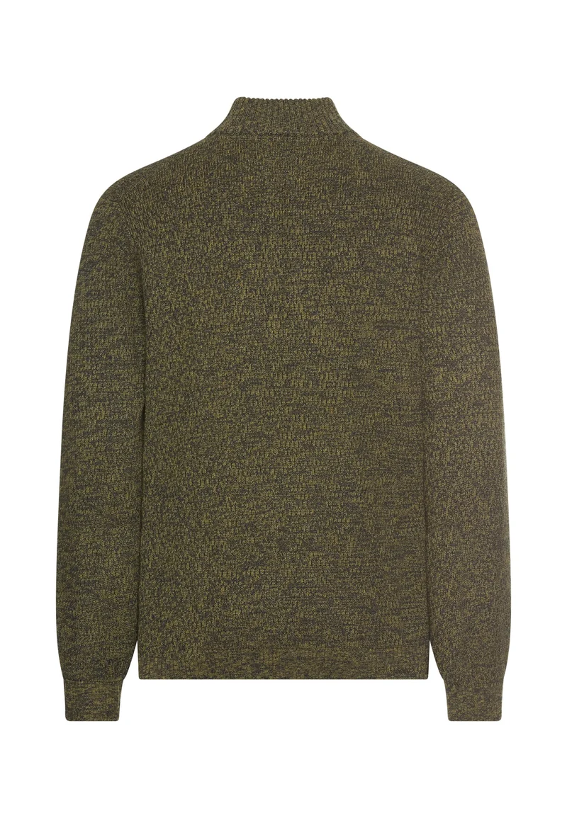 knitted Troyer, Forest Green