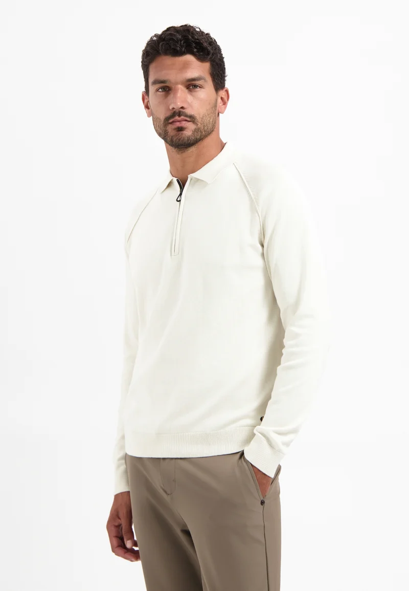 Pullover Polo Half Zip Solid, Kit