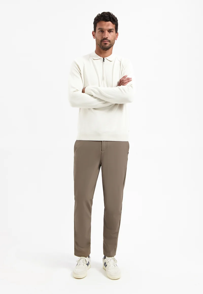 Pullover Polo Half Zip Solid, Kit