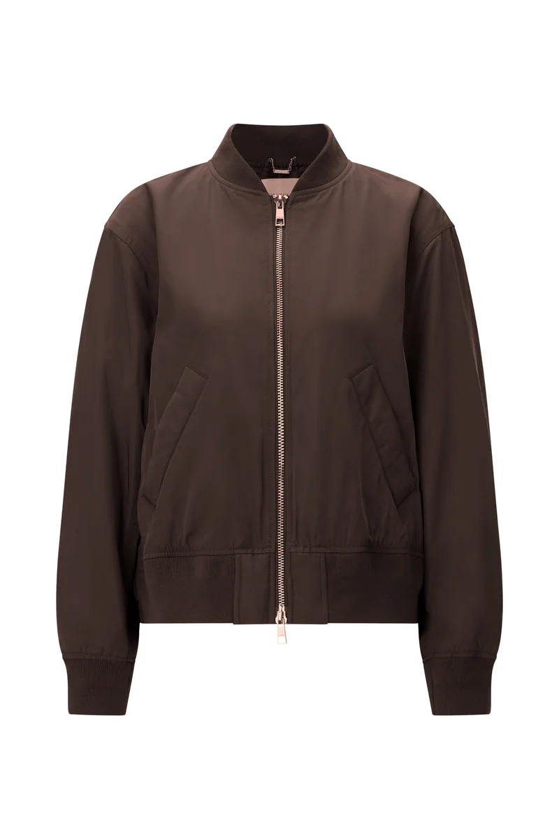 A-Shape Bomber Jacket, coffee bean