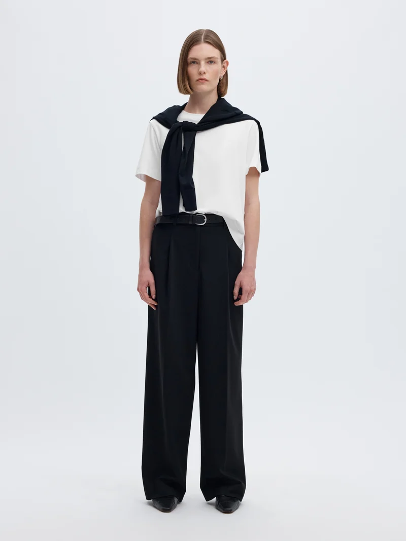 SLWESSENTIAL SS BOXY TEE NOOS, Bright White