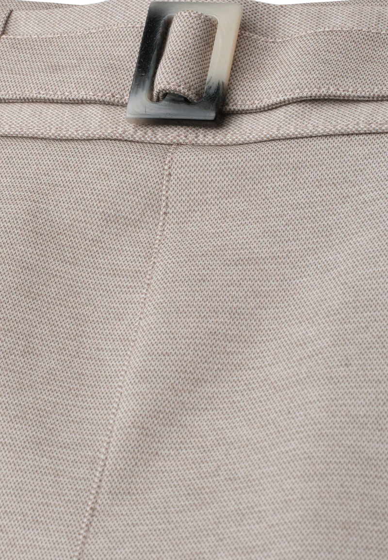 Street One - High Waist Culotte mit Schnallendetail - Farbe: clay sand