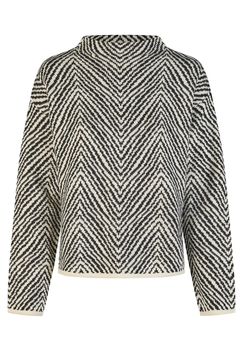 SWEATER, BLACK GRAPHIC