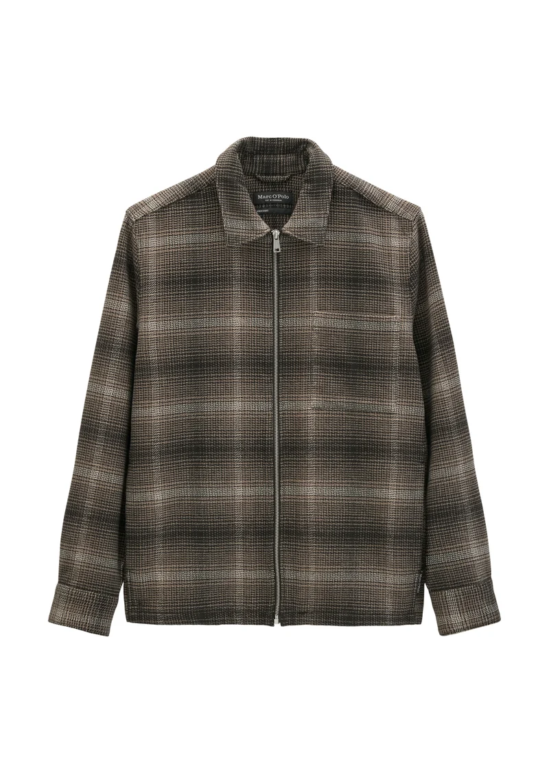Woven Overshirts, Dark Brown_Multi_26