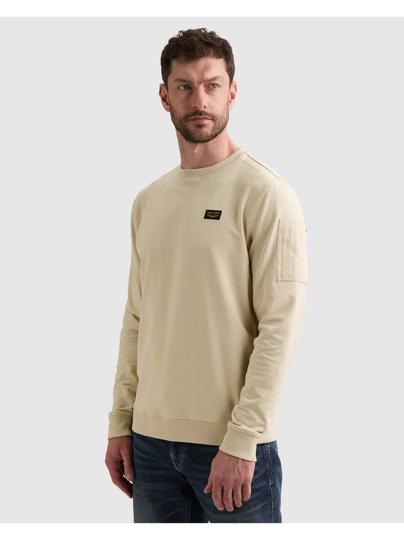 Crewneck American Classic, Bone White