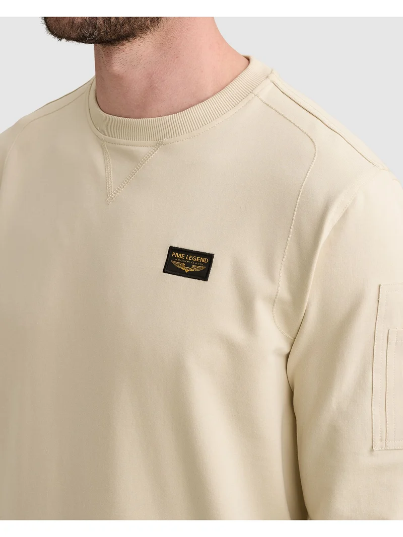 Crewneck American Classic, Bone White