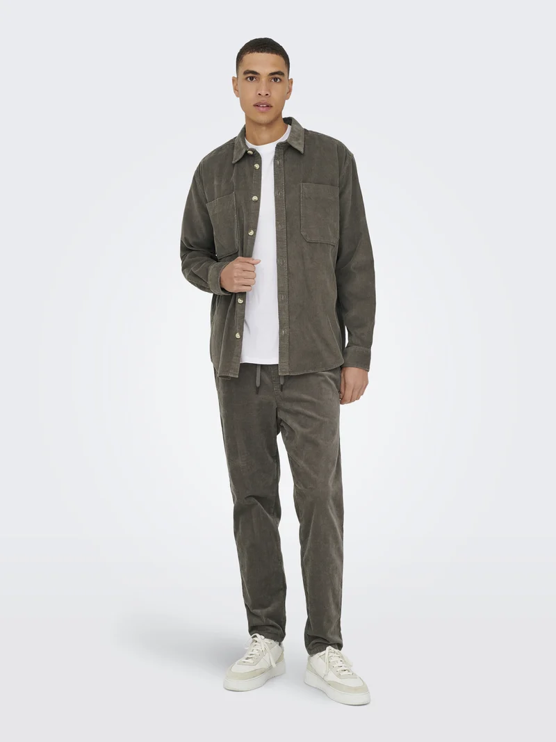 ONSLINUS TAP CORDUROY 0185 PANT NOO, Falcon