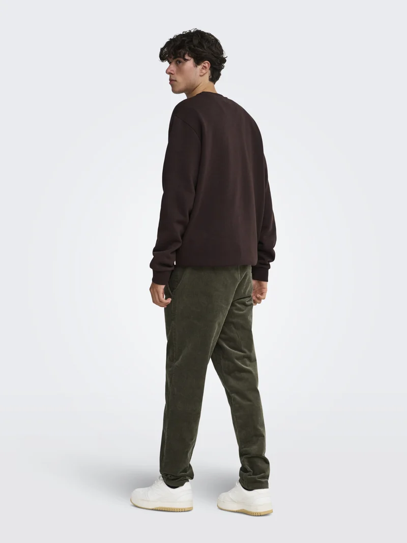 ONSLINUS TAP CORDUROY 0185 PANT NOO, Beluga