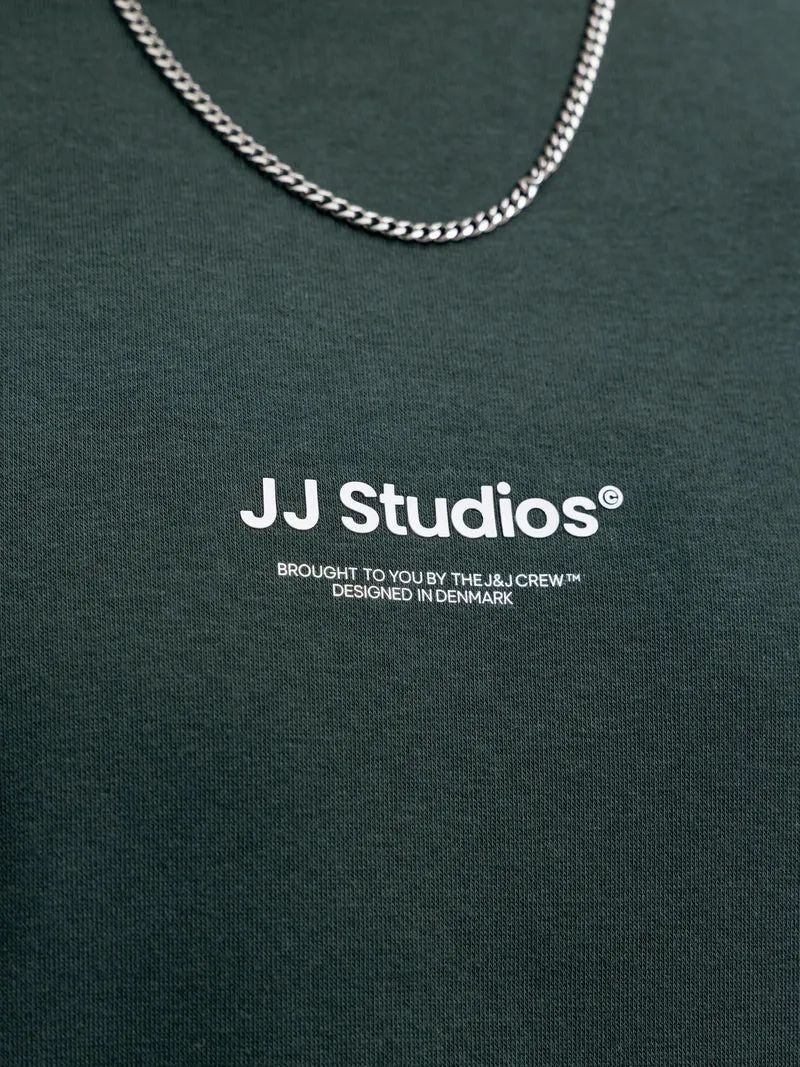 JJESOHO SWEAT CREW NECK NOOS, Scarab