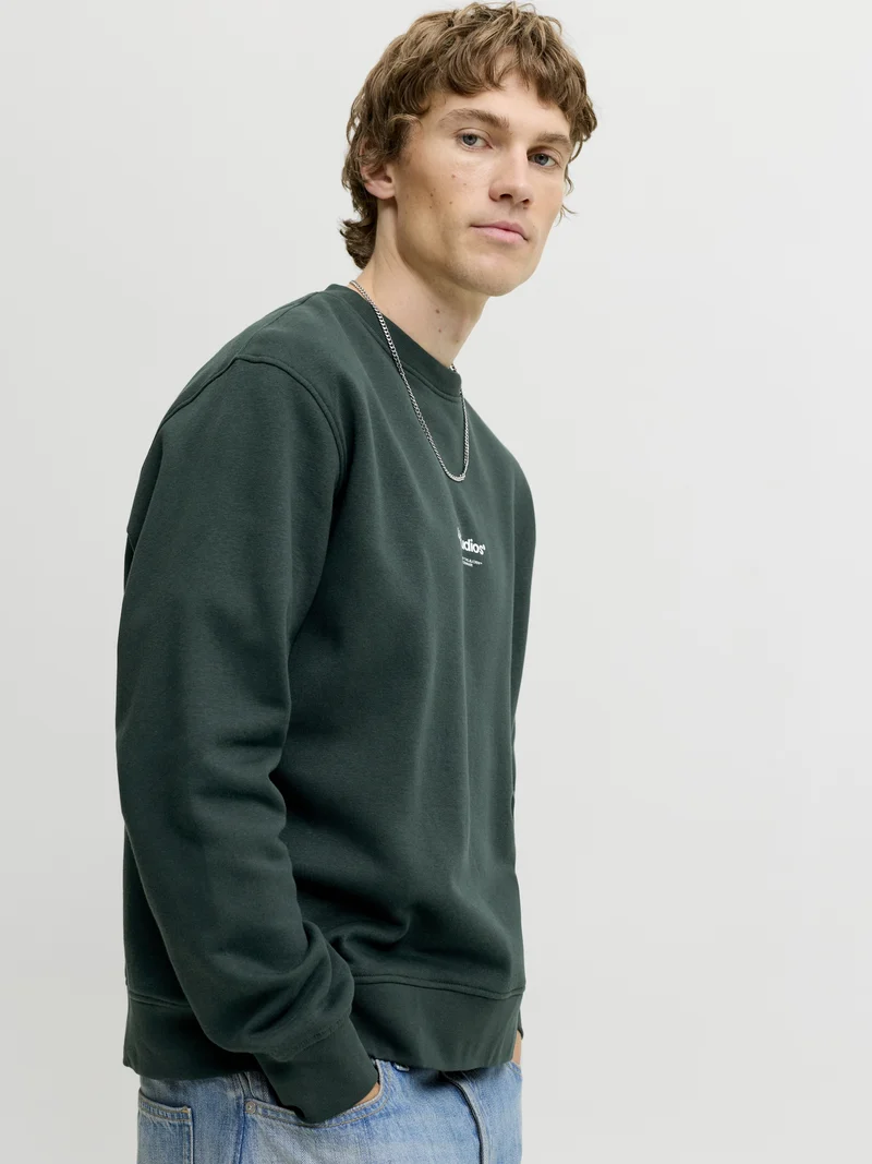 JJESOHO SWEAT CREW NECK NOOS, Scarab