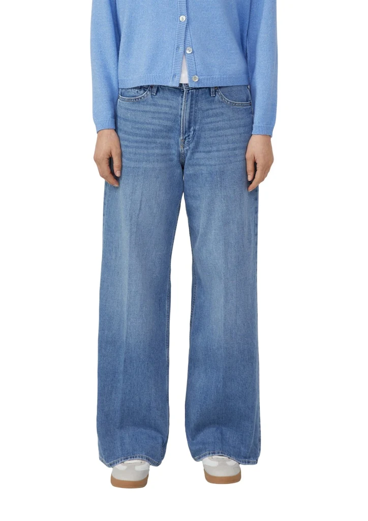 s.Oliver - Jeans Suri / Regular Fit / High Rise / Wide Leg - Farbe: Hellblau