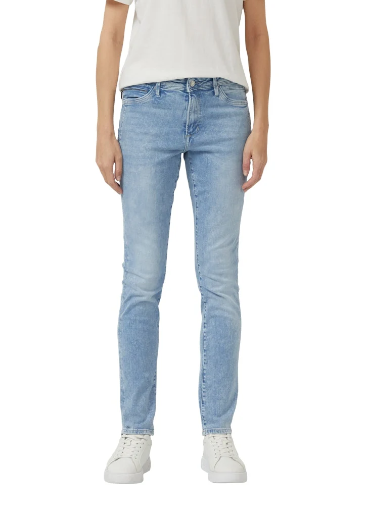 s.Oliver - Jeans Betsy / Slim Fit / Mid Rise / Slim Leg - Farbe: Blau