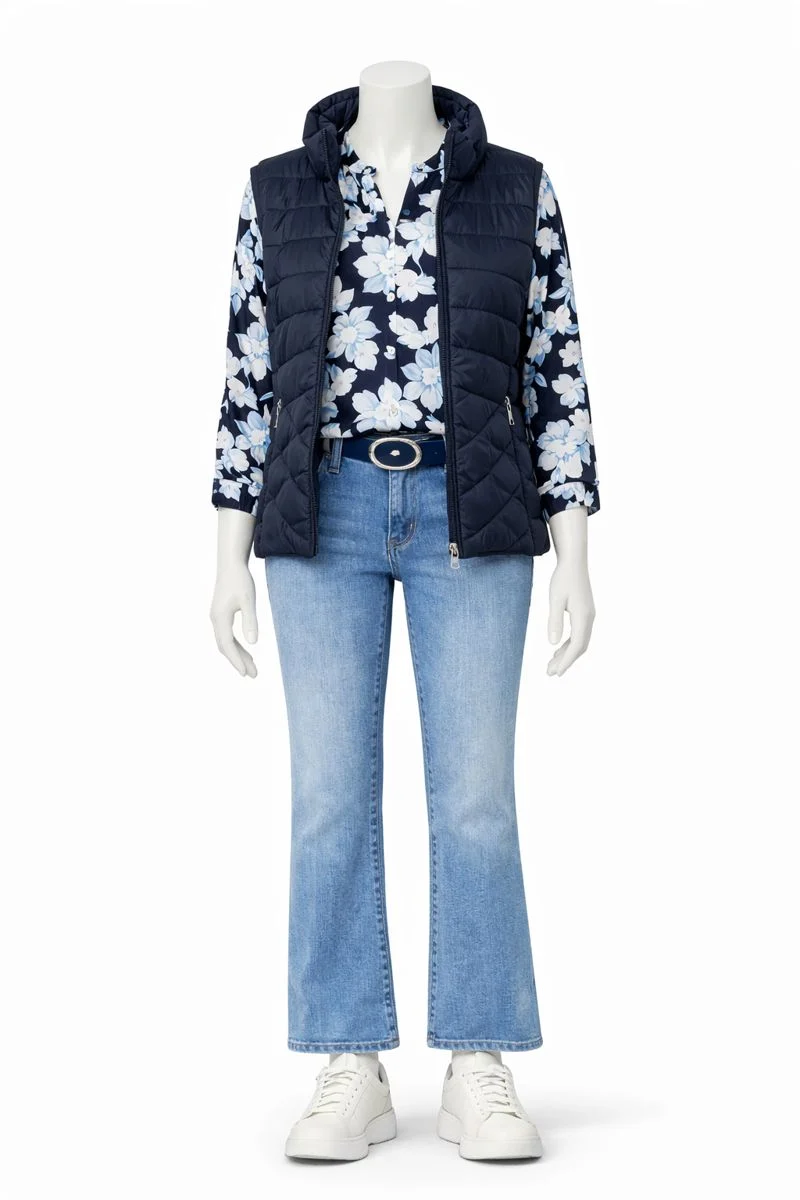 s.Oliver - Jeans Beverly / Slim Fit / Mid Rise / Bootcut Leg - Farbe: Blau