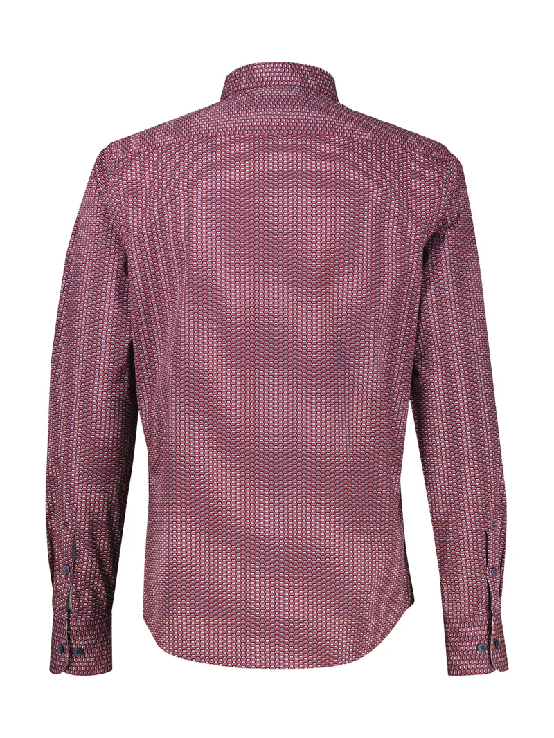 HEMD 1/1 ARM, MUTED RED