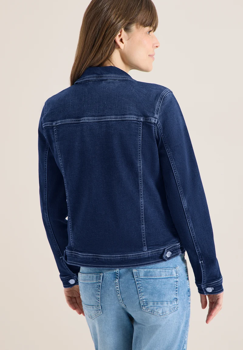 Style NOS Denim Jacket, mid blue wash