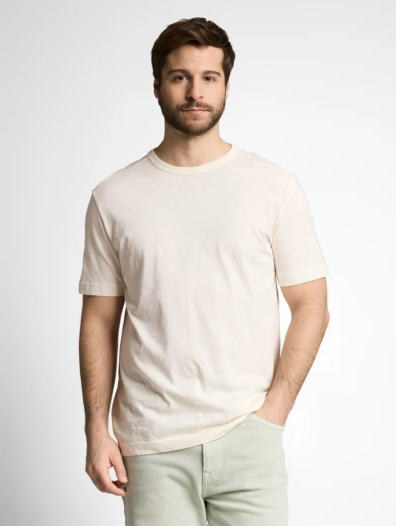 t-shirt with print, Gardenia White