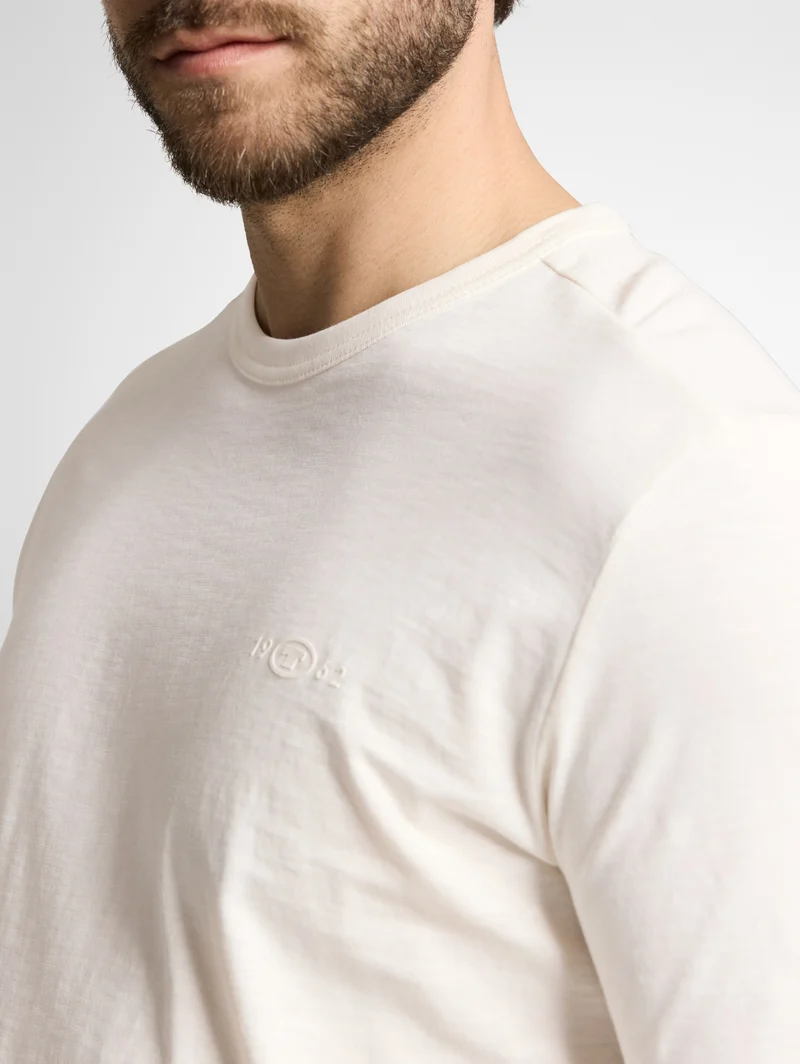 t-shirt with print, Gardenia White