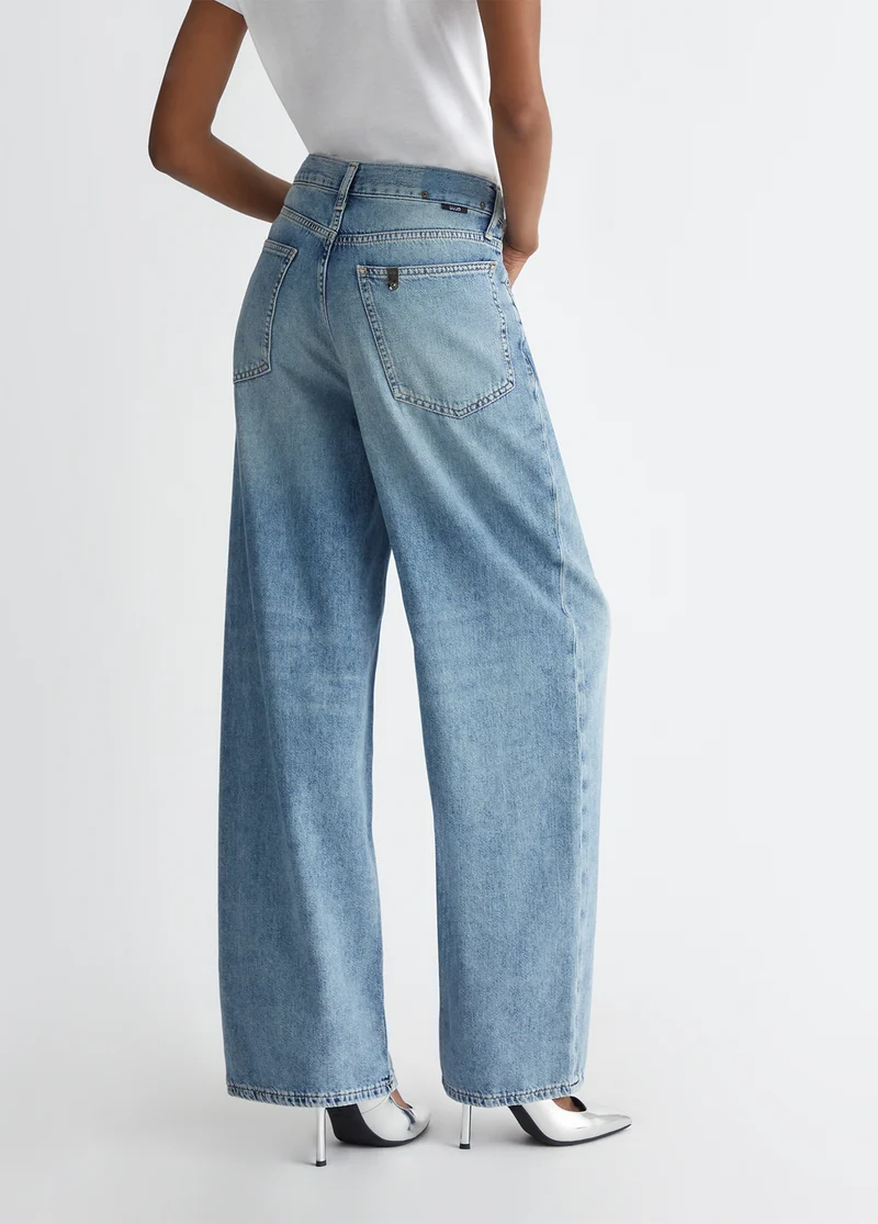 Flared Cotton Jeans