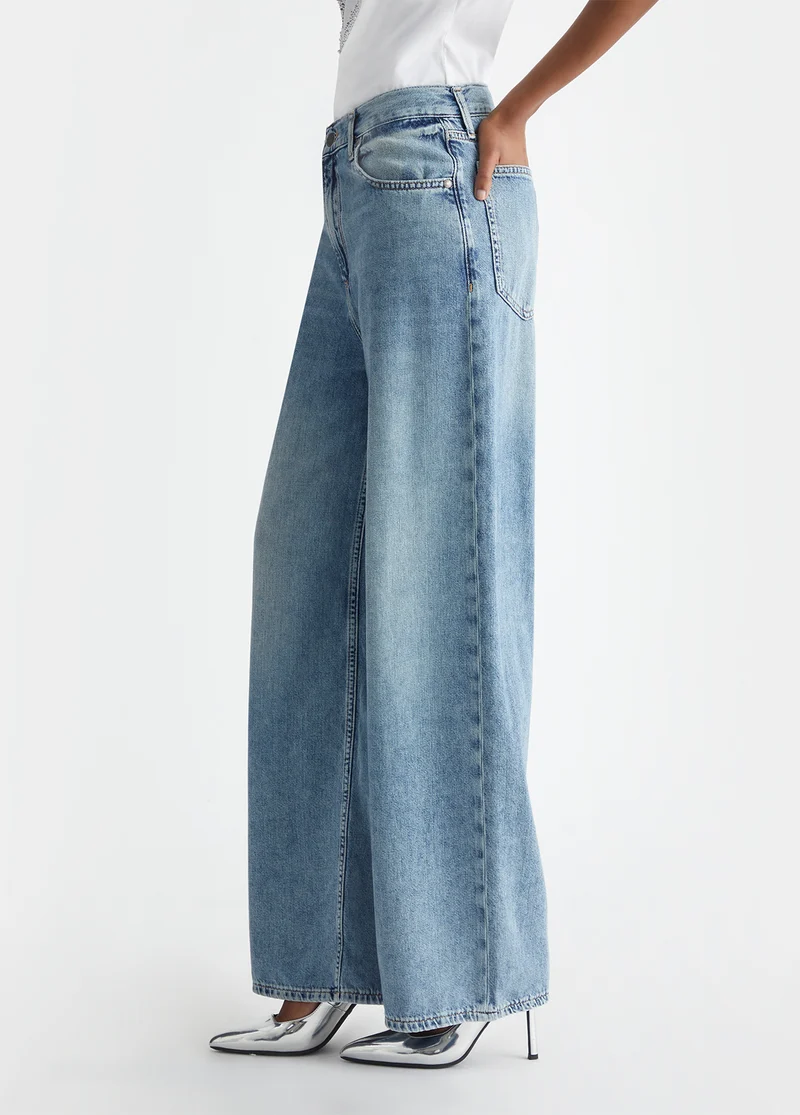 Flared Cotton Jeans